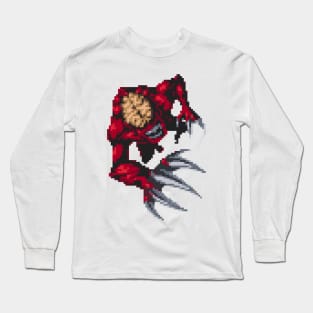 Resident Evil Licker Pixel Art Long Sleeve T-Shirt